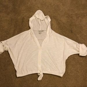 American Rag hooded crop top